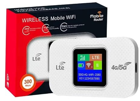 Portable Wifi Hotspot 5G / 4G MiFi Router with SIM Card Slot for Travel, Pocket Router, Mobile Wi/fi Router, 3000mAh Battery, Temporary Wifi,Car Wifi Device,High Speed Router