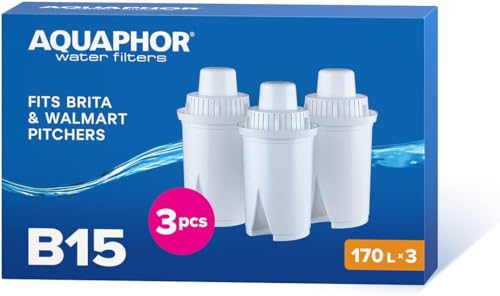 3 x Filtro de agua de repuesto Cartucho B100 – 15 de Aquaphor