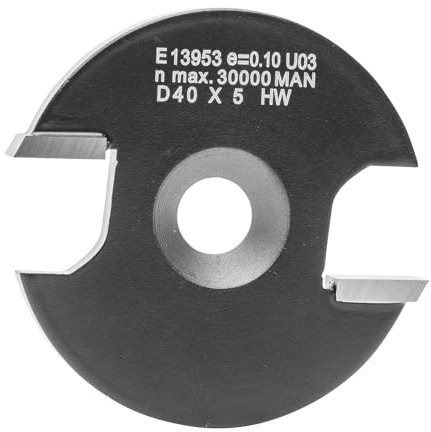 ENT 13953 Coltello per scanalatura a disco carburo, diametro (D) 40 mm, NL 5 mm, con foro svasato
