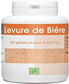 GELULES LEVURE DE BIERE 200 gélules dosées à 320 mg.