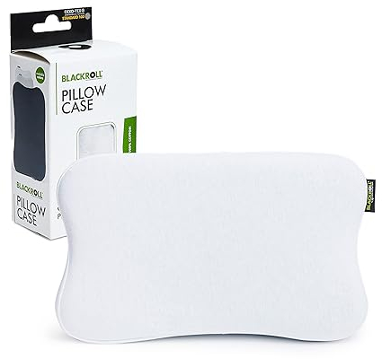BLACKROLL® Pillow CASE Jersey, Kissenbezug 30 x 50 cm für Recovery Pillow, weicher Kopfkissenbezug aus hochwertiger Baumwolle, formstabile Kissenhülle ohne Faltenbildung, Weiß