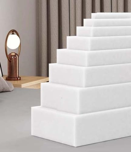 High Density Foam Custom Size Upholstery Foam Cut To Size for Bed Gap Filler, Close the Gap Between the Headboard Wall or foot Board for Single/Double/King Bed