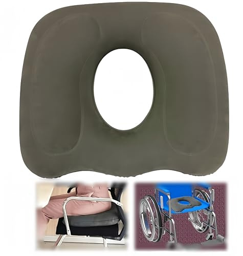 Bellissimo cuscino per sedere ortopedico a forma di ciambella gonfiabile, cuscino per sedere ortopedico gonfiabile, cuscino per sedere gonfiabile, cuscino per il coccige, cuscino per decubito, cuscino