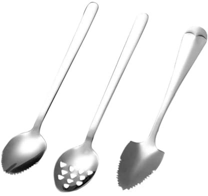 SHOWERORO 3 Cucchiai Per Frutta Cucchiai Multiuso Palette in Acciaio Inox Le Pere