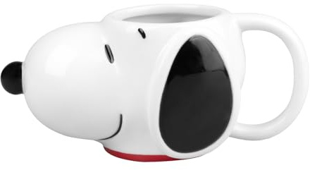 Grupo Erik Taza snoopy - Taza de café Grande 450 ml | Tazas Desayuno Originales para Regalar, Regalos Snoopy