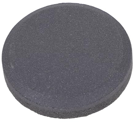 Tofficu Double Sided Sharpening Stone Grit Portable Whetstone Sharpener for Kitchen Scissors and Home Tools Easy to Use Round Sharpening Stone for Efficient Blade Refinement