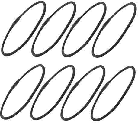 SUPVOX 8 Pezzi Anelli Elastici Antivibrazione per Microfono Supporto Ammortizzatore Anelli in Gomma Anti-shock per Microfoni Condensatore Accessori Studio Registrazione