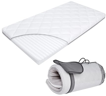 Manufaktura Materacy Baby Reisebett Matratze 60x120 mit Transporttasche 120x60 60 x 120 Oeko-Tex Zertifiziert