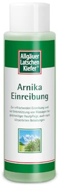 Allgäuer Latschenkiefer Arnika Einreibung - 250 ml - Allgäuer Latschenkiefernöl und Arnikaextrakt - nach dem Sport - bei beanspruchten Muskeln