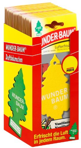 Wunder-Baum 134205/24 Lot de 24 désodorisants Arôme Vanille