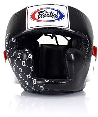 Fairtex Super Sparring Boxen Kopfschutz Leder