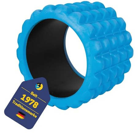 Best Sporting Mini Faszienrolle Rücken 10cm I Faszienroller in blau I Pilates Rolle 300g I Rückenrolle Ø14cm I Schaumstoffrolle für Beweglichkeit und Durchblutung I Foam Roller aus Eva-Schaum