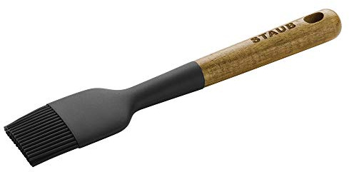 Staub Silicone with Wood Handle Cooking Utensil, Pastry Brush