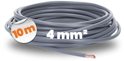 Lapp 10m H07V-K 4 mm² Grau - Verdrahtungsleitung Aderleitung Flexibel
