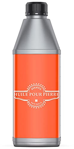 BEKATEQ BE-855 Huile pour pierre naturelle, artificielle, d'ardoise 1l incolore I Huile d'entretien & imprégnation pour l'intérieur & l'extérieur, la cuisine, terrasse, salle de bain, cave, le salon