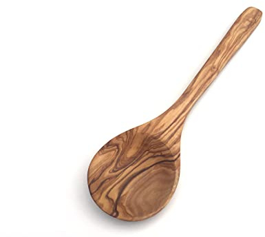 Cuillère de service en bois d'olivier