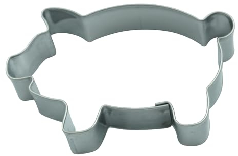 BekkiB - Ausstecher Schwein - Ausstechform ca. 6,5 x 4 cm - Spülmaschinengeeignete Ausstechform aus Edelstahl - Zum Backen von Plätzchen - 3326