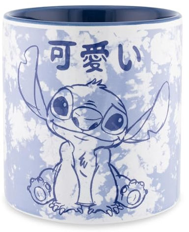 Disney Lilo & Stitch Experiment 626 Tasse à thé asiatique en céramique | Capacité : 355 ml