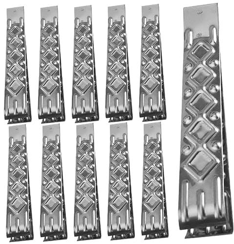 Cabilock 12piezas Pinzas Prácticas Para Espinas De Pescado y Pollos Pinzas Ligeras Acero Inoxidable Herramientas De Cocina Portátiles