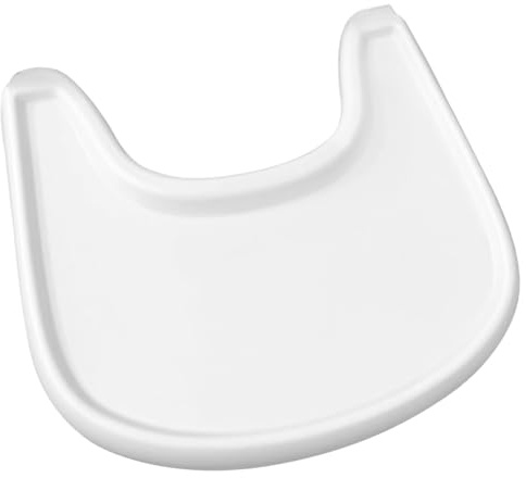 Tablett Kompatibel mit Stokke Tripp Trapp Stuhl | Tray für Hochstuhl, Einfach zu montieren, Hochstuhlzubehör für Kleinkinder 6–36 Monate - Weiß