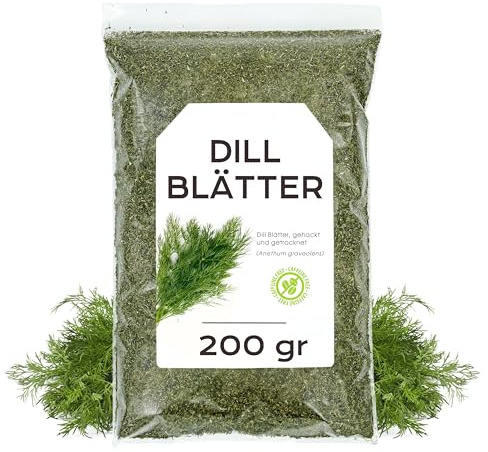 Dill Getrocknet 200gr - Dillspitzen - Dillspitzen Getrocknet - Dill - Dill Gewürz - Dill Getrocknet Lose (200 gr)