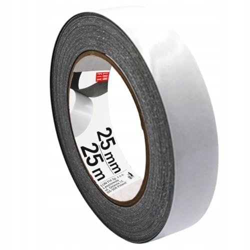 Lun Fix Nastro adesivo telato grigio 25 mm x 25 m, americano impermeabile alta tenuta per riparazioni, fissaggio, imballaggio e sigillature, adesivo resistente multiuso per esterni
