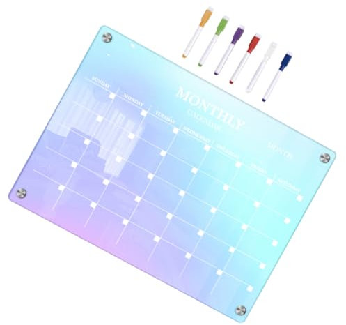 NUOBESTY 1satz Magnetisches Kühlschrank-planerboard Abwischbares Monatskalender Stiften Für Einfache Organisation Und Planung Für Täglichen Gebrauch