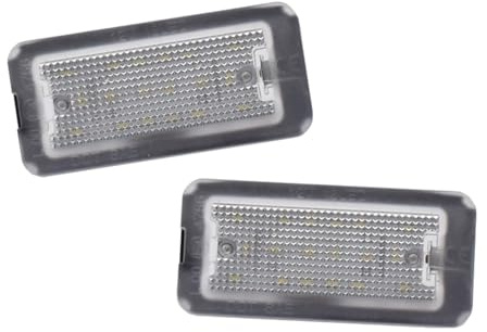 Hacreyatu 2 Stück Kennzeichenleuchte Rücklicht für Fiat 500 Abarth 500 500C 695 595 hintere Nummernschildleuchte Lampen