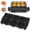 Waffelplatten Kompatibel mit Tefal Optigrill XL, Waffeleinsatz Backschaleneinsatz aus Silikon, Waffel Insert Kontaktgrill Zubehör für Tefal OptiGrill Elite XL, Plus + XL, Elite Plus XL