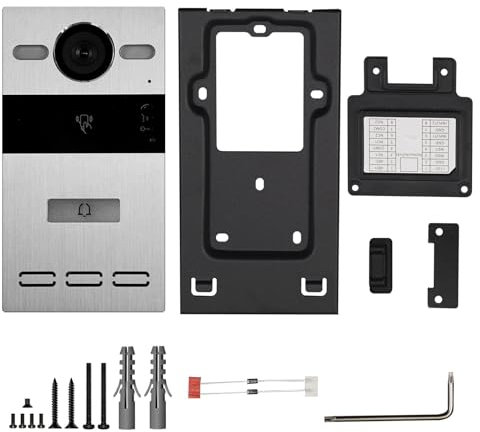 HPHPH Magnetic Door Lock, Access Control System Door Station Intercom Unlock Door Electronic Gate Opener Work With 10.1Inch Center Control Panel,Home Security System
