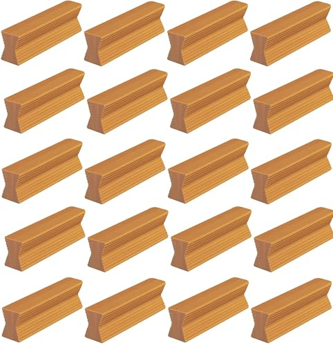 cyclingcolors - 20 zócalos de 38 mm para Marco de Puerta, Ventana, Ventana salediza, Muebles de Cocina marrón