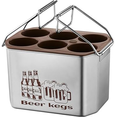 Innovativo refrigeratore di birra in acciaio inossidabile Raffreddatori di birra Pratico isolante per lattine e bottiglie Conservazione delle bevande Apribottiglie staccabile