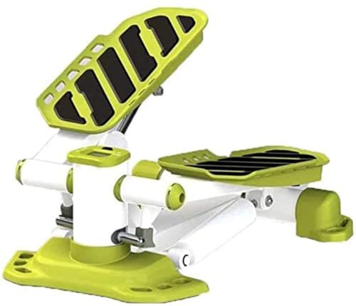 Mini stepper con azione di torsione, macchina per esercizi a casa con resistenza regolabile, per cardio e tonificazione, compatto, per palestra domestica
