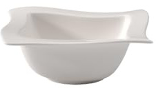 Villeroy & Boch New Wave Bol, 0.6 Liter, Premium Porzellan, Weiß