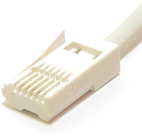 kenable BT 6 Wire 631A Plug to 6 Wire Male Plug Telephone Cable 3m [3 metres]