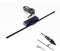 Audioproject A114 - Antena radio fm para coche nautica amplificador integrado con adaptador adesivo a el interior del parabrisas. - compatible Ford Focus Citroen C3 bmw toyota seat hyundai cooper antena universal para coche corta accesorios antena radio