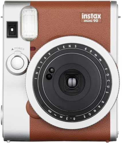Instax Mini 90 Instant Film Camera - Brown