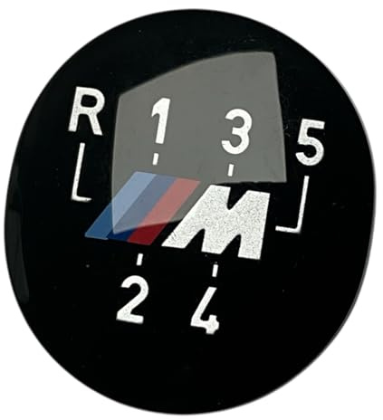 Original BMW M 5-Gang Schaltknauf-Plakette (25 11 1 221 613)