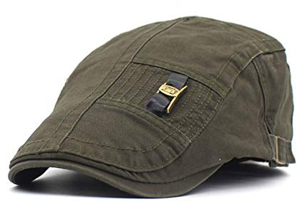 Adantico Herren Baumwolle Schirmmützen Flat Cap