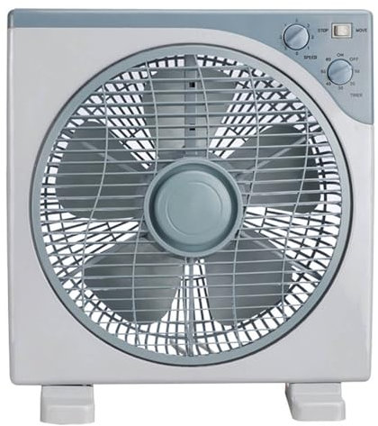 bauer Ventilatore da Tavolo 30 cm 3 Velocità 30W Box Bianco