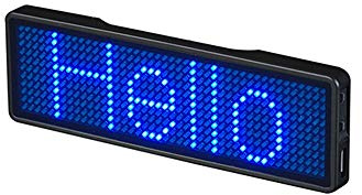 Bluetooth-LED-Namensschilder Verbesserte kabellose Bluetooth-LED-Namensschild Wiederaufladbare Namensschild Karte mit Magnet/Pin für die Party Bar-Ausstellung im Hotel Restaurant Shop