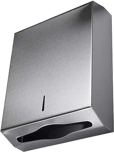 Handtuchspender aus Edelstahl abschließbar in 2 Größen zum Auswählen (350-550 Blatt)