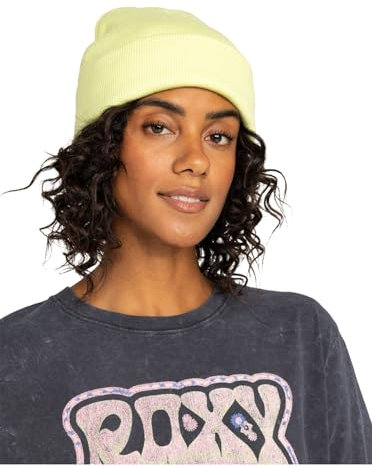 Roxy Tropical Snow - Gorro con Dobladillo para Mujer