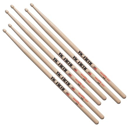 Vic Firth American Jazz 5 Drumsticks AJ5, 3 Paar, VIC-3XAJ5