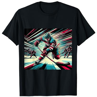EisHockey Hockey Fan Playoff Matchday USA Fan Spieler Outfit T-Shirt