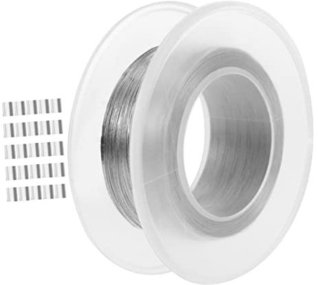 JECOMPRIS 2sätze Multifunktionales Stahlseil Für Bilderhängen Angeln Mit Schlaufen Für Innen Und Außenbereich Für Zuhause Büro Und Schule
