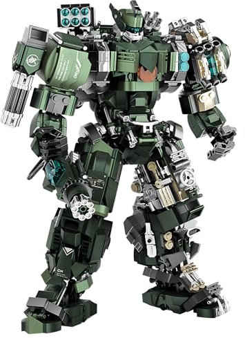 HIGH GODO Technik Mech Roboter Klemmbausteine Spielzeug, 1403 Teile Hard Core Industrial Style Action Roboter Modell, Creator Geschenke für Erwachsene oder Jugendliche