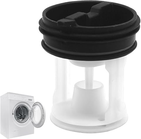 Flusensieb Sieb Flusensiebeinsatz Ersatz für Ersatz-Flusensieb für Waschmaschinen, Geeignet für Trommelwaschmaschinenarmaturen Filter, Hochwertiger Filtereinsatz, Schutz für Laugenpumpe