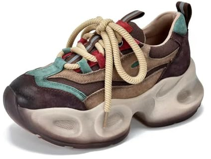 SYJYM 6cm Denim Femmes Vulcaniser Respirant Été Printemps Chunky Sneaker Véritable Cuir Automne Plateforme Confortable Mocassins Chaussures