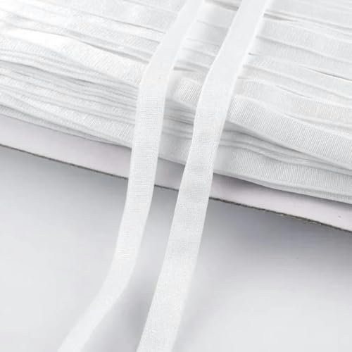 10 metros 6-40 mm Spandex ropa interior banda elástica de nailon correa de correa de oreja de sujetador cinta de bricolaje cinturón de ropa bandas de goma - - 40 mm - 10 metros